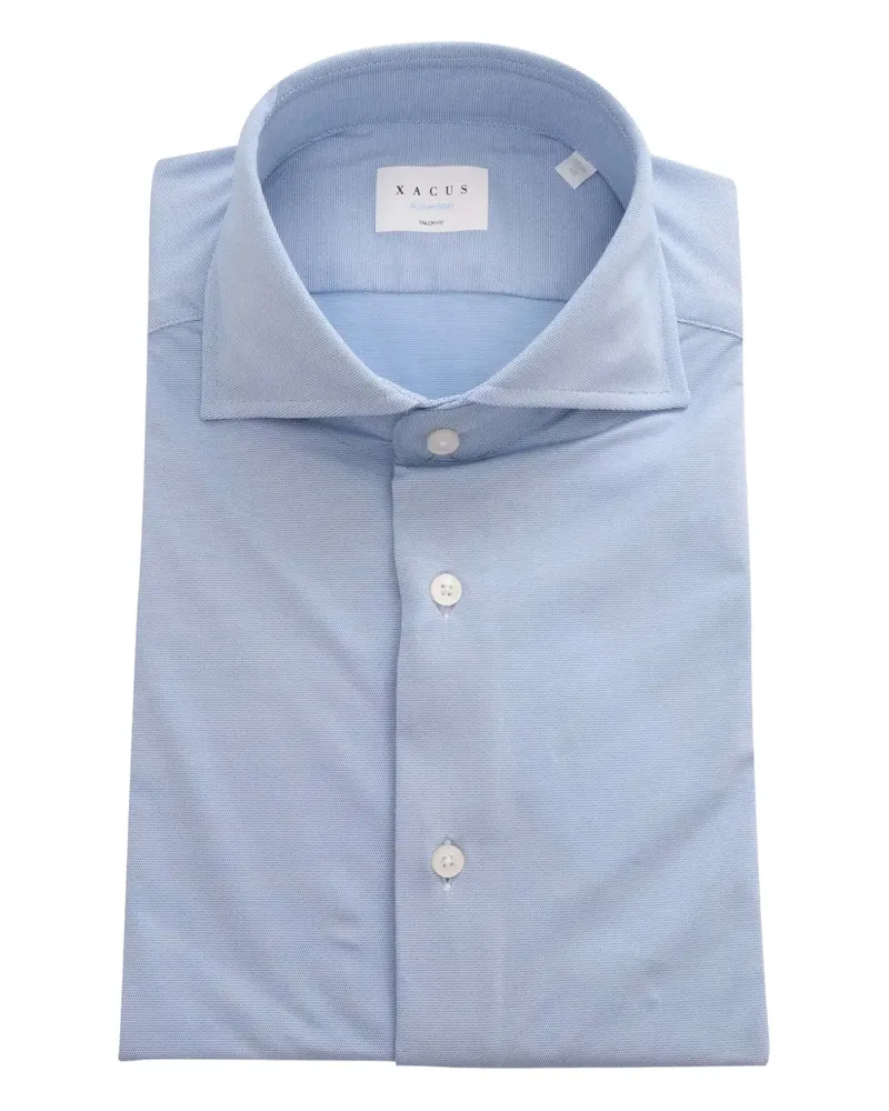 XACUS Klassisches Hemd - Blau Blau