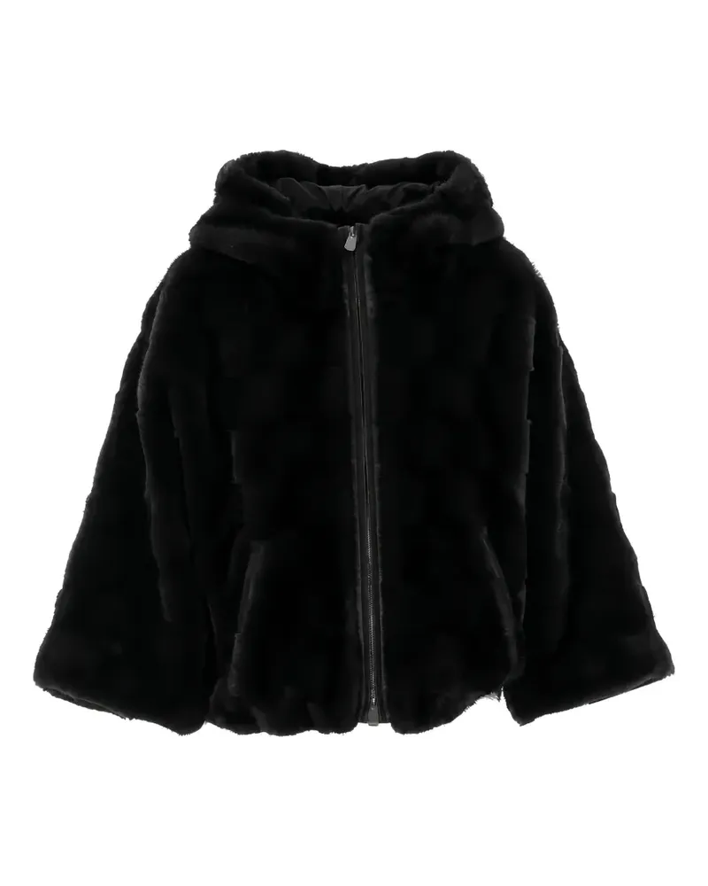 Pinko Cadetia faux-fur jacket - Schwarz Schwarz