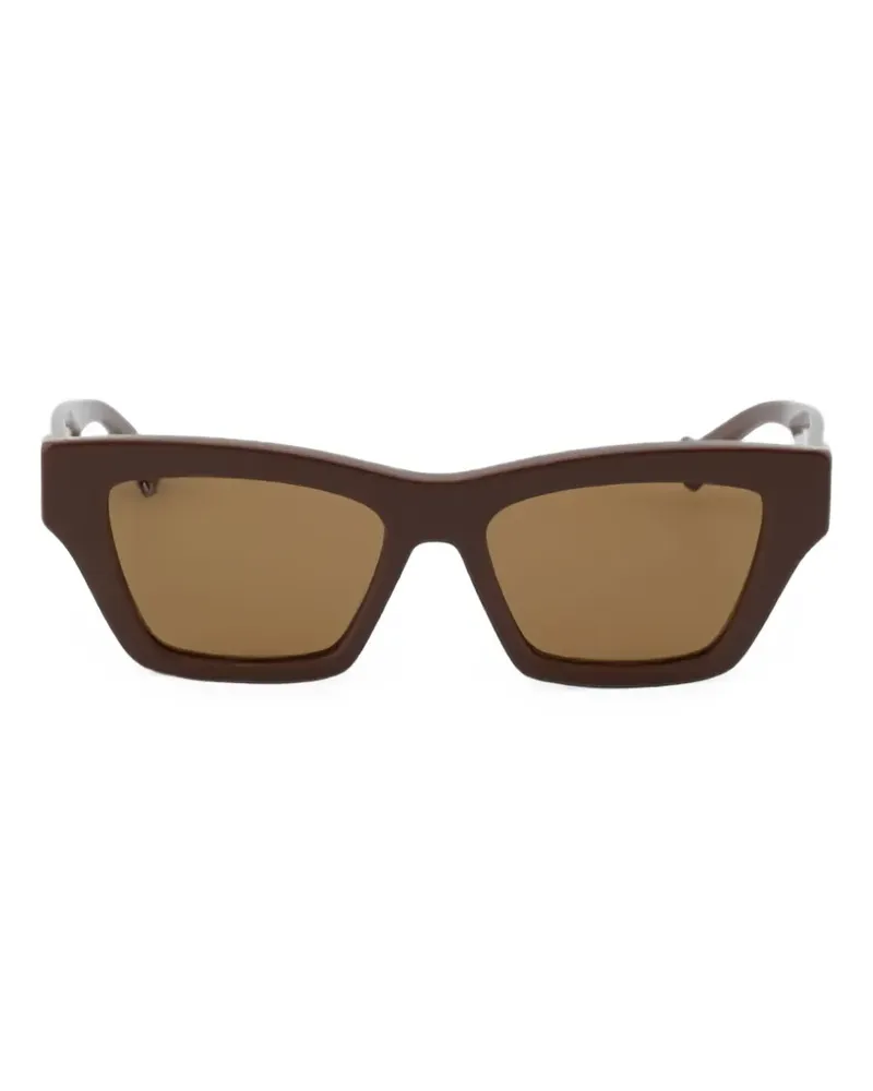 Gucci Double G square-frame sunglasses - Braun Braun