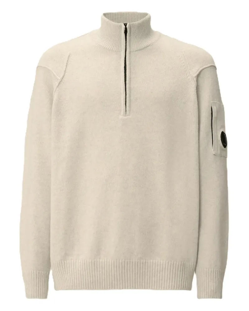 C.P. Company half-zip sweater - Nude Nude