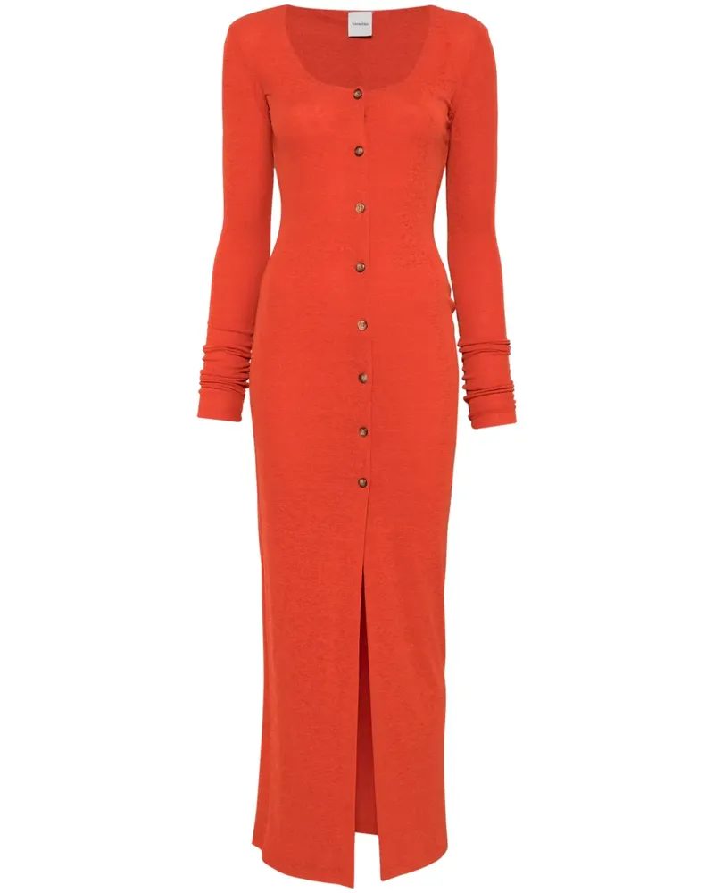 Nanushka Nareh Maxikleid - Orange Orange
