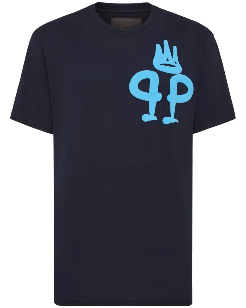 Philipp Plein King T-Shirt - Blau Blau
