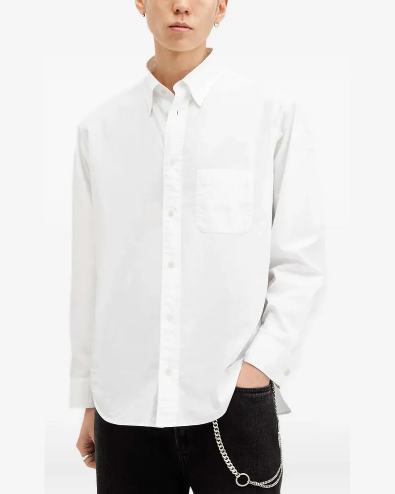 AllSaints Sutta long-sleeve shirt - Weiß Weiß