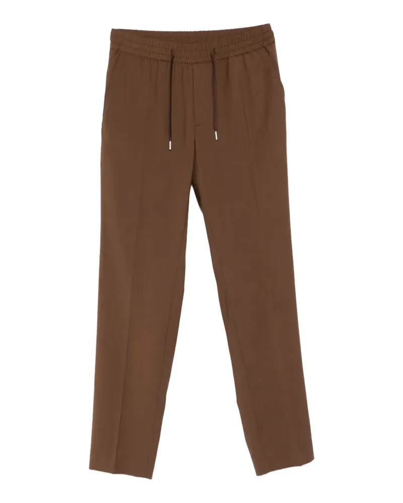 Sandro elasticated straight-leg trousers - Braun Braun