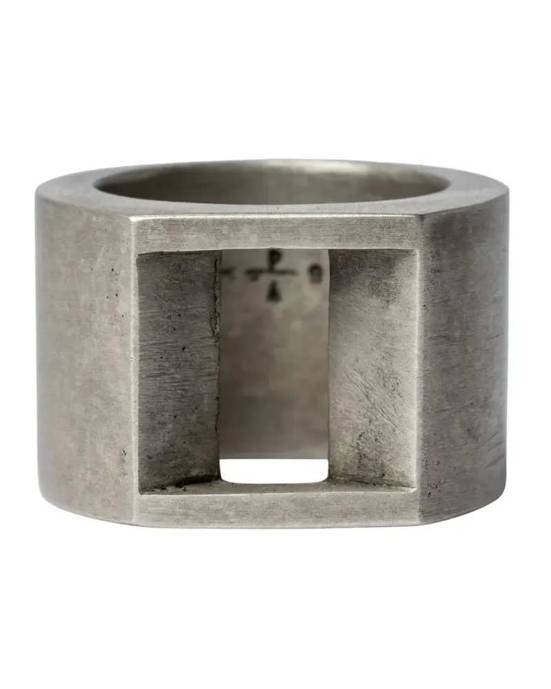 Parts Of Four Crescent Plane Getaway Ring aus Sterlingsilber Silber