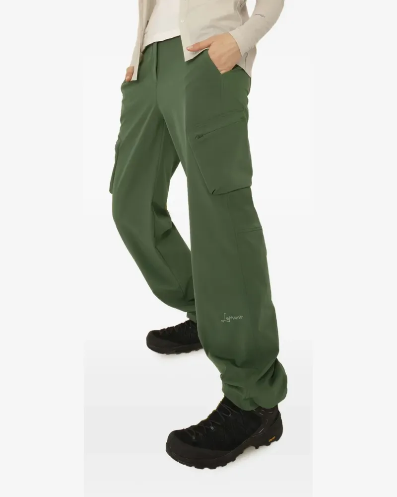 LaMunt Hose mit aufgesetzter Tasche - Grün Grün