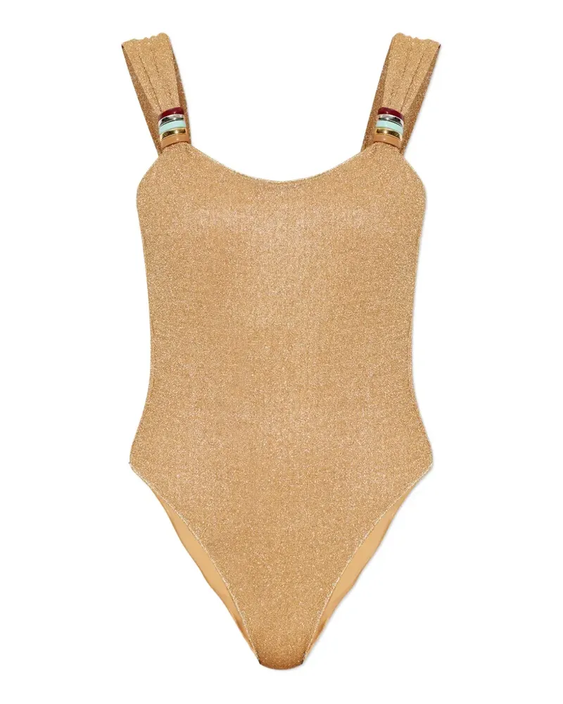 Oséree lurex swimsuit - Gold Gold