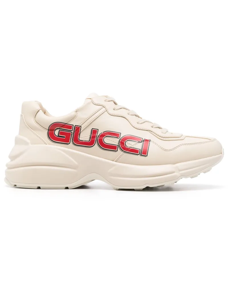 Gucci Sneakers mit Logo-Print - Nude Nude