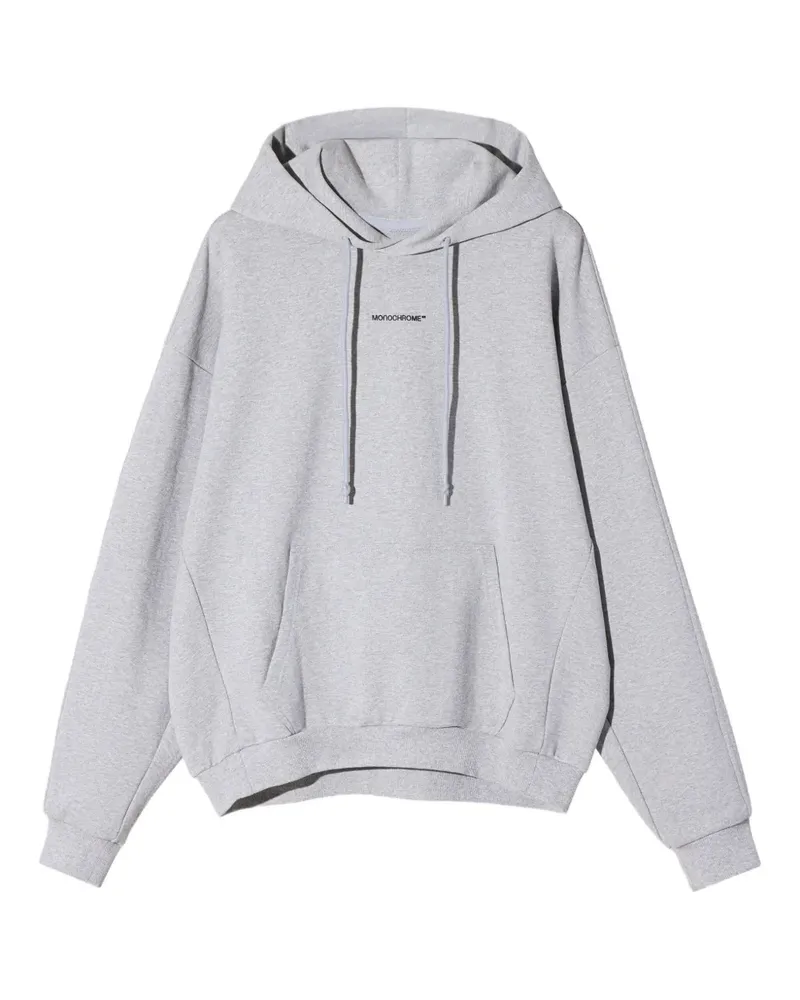 MONOCHROME Hoodie mit Logo-Print - Grau Grau