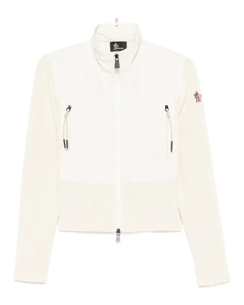 Moncler Cardigan mit Reißverschluss - Nude Nude
