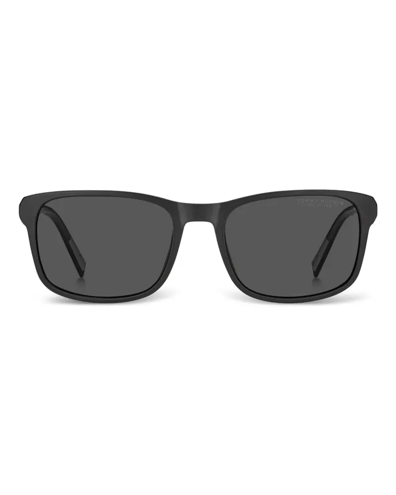 Tommy Hilfiger Sonnenbrille mit eckigem Gestell - Schwarz Schwarz