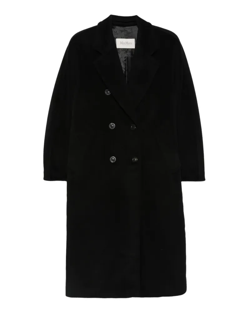 Max Mara Doppelreihiger Icon Mantel - Schwarz Schwarz