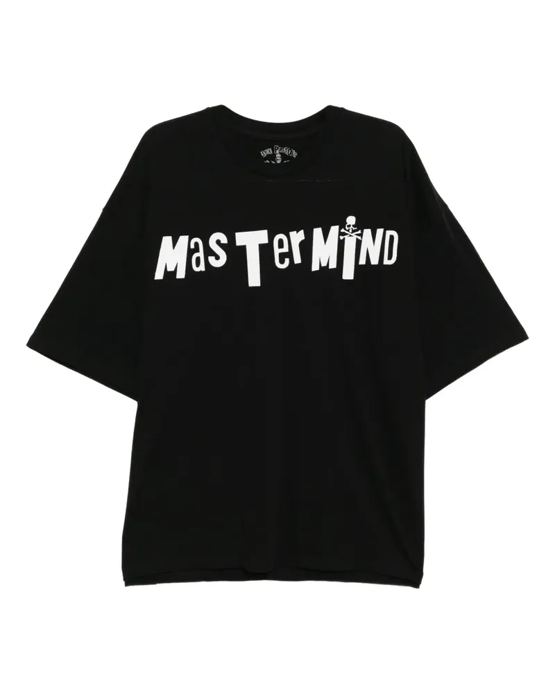 Mastermind World T-Shirt mit Logo-Print - Schwarz Schwarz
