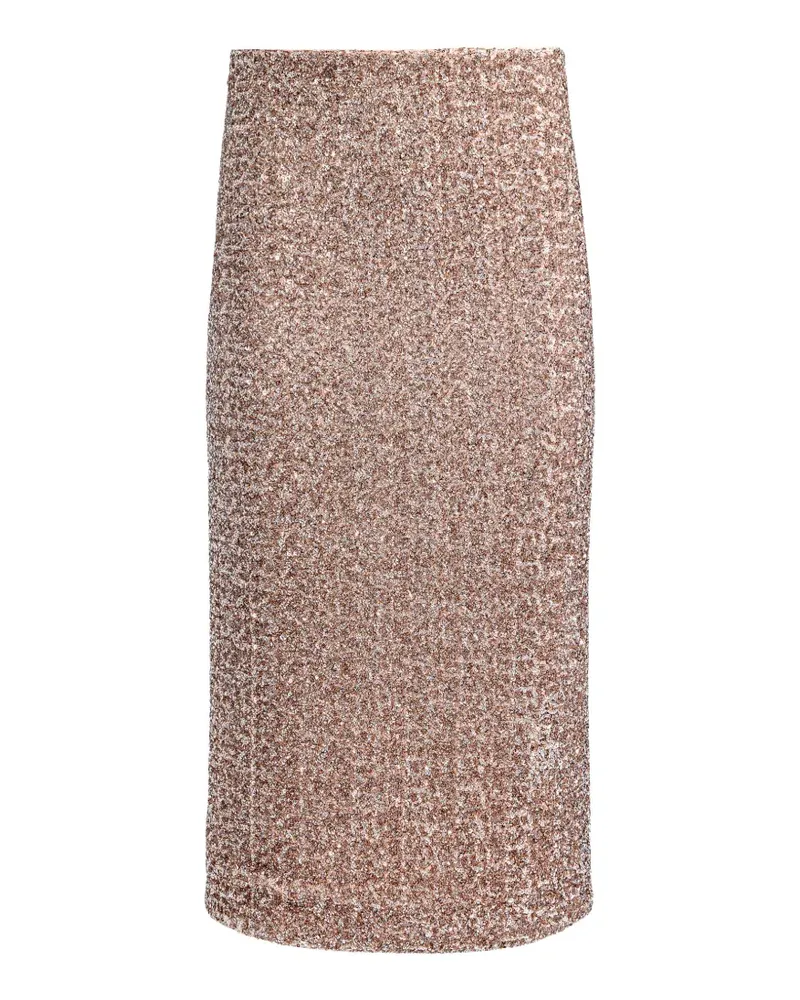 Alice + Olivia Fifi sequin-embellished midi skirt - Rosa Rosa