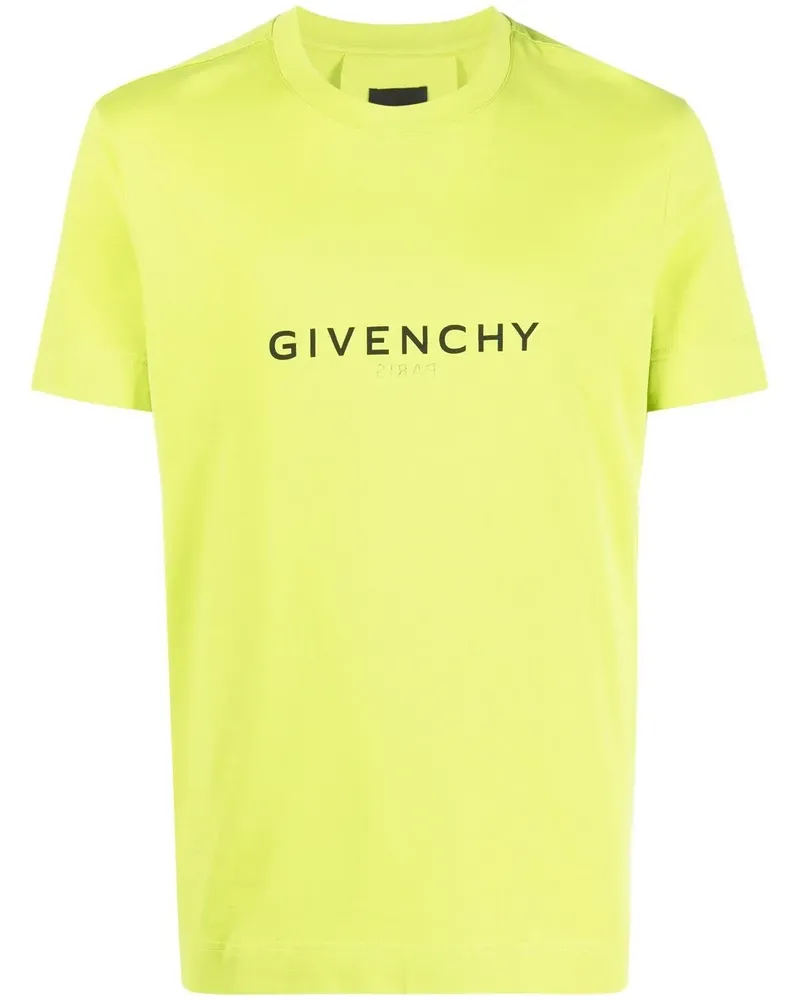 Givenchy T-Shirt mit Logo-Print - Grün Grün