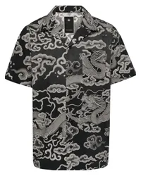 maharishi Cloud Dragon Hemd Schwarz