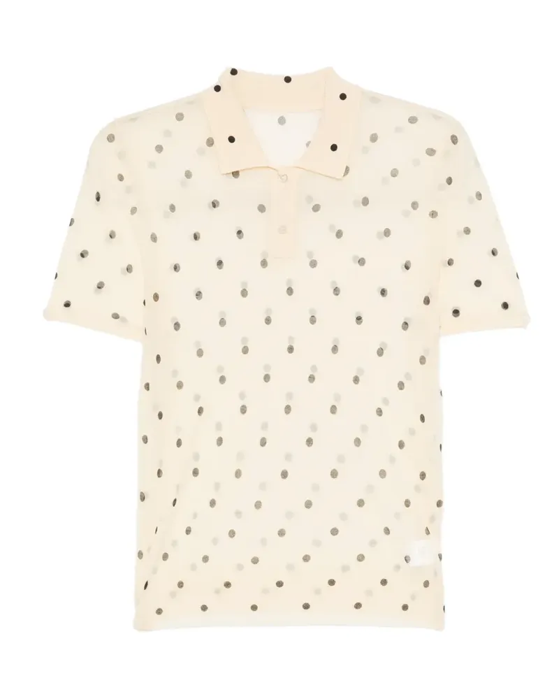 JNBY Poloshirt mit Polka Dots - Nude Nude