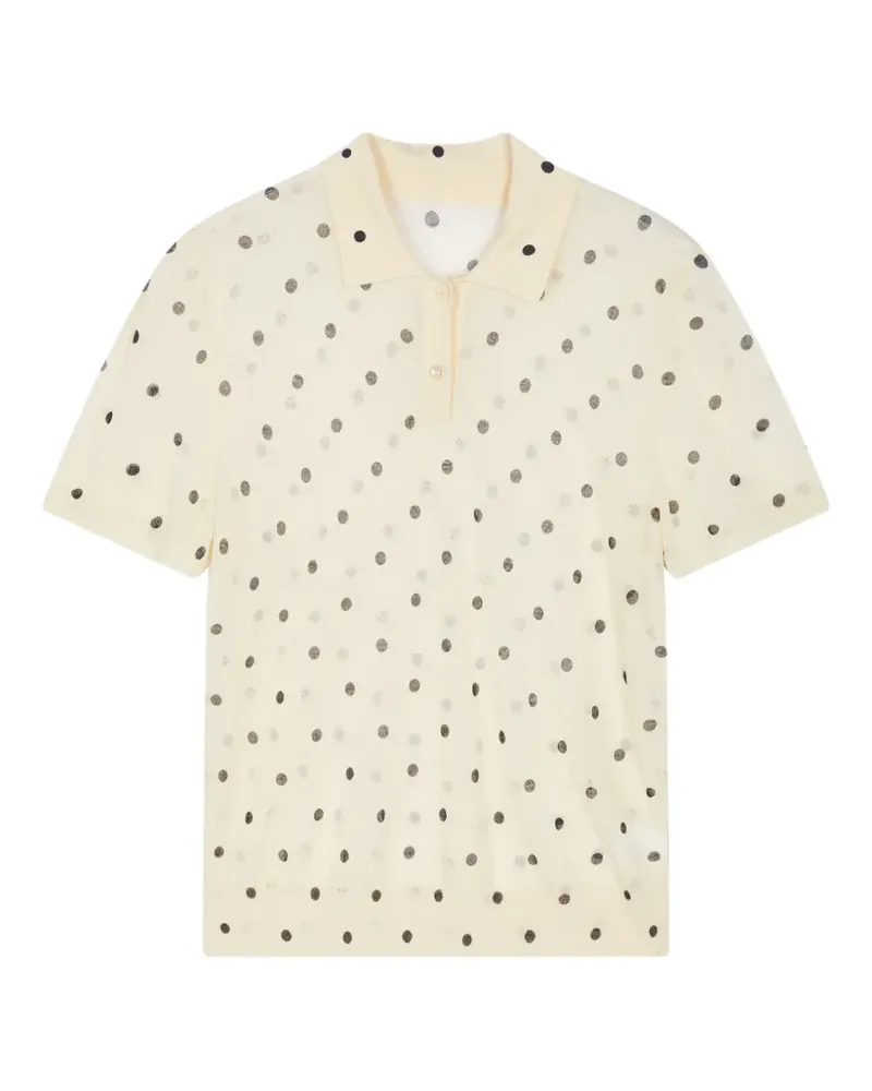 JNBY Poloshirt mit Polka Dots - Nude Nude