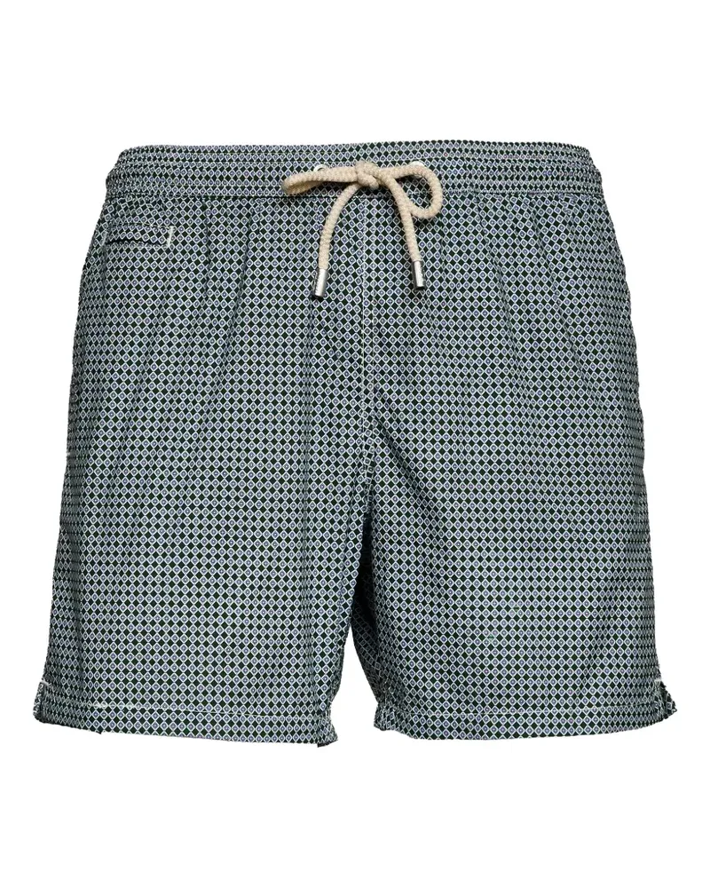 MC2 Saint Barth geometric-print Lighting swim shorts - Grün Grün