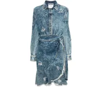 Jeanskleid in Distressed-Optik - Blau