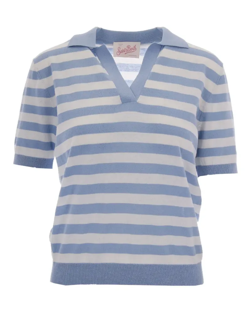 MC2 Saint Barth Evonne striped short-sleeve T-shirt - Blau Blau
