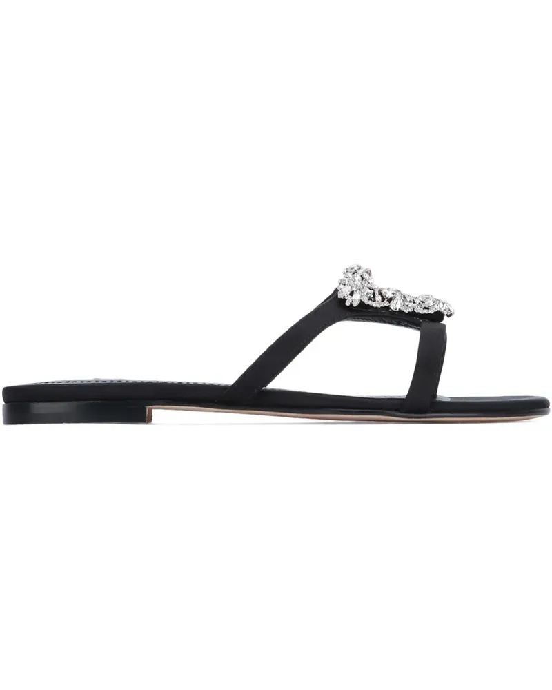 Manolo Blahnik Trinamu Sandalen - Schwarz Schwarz