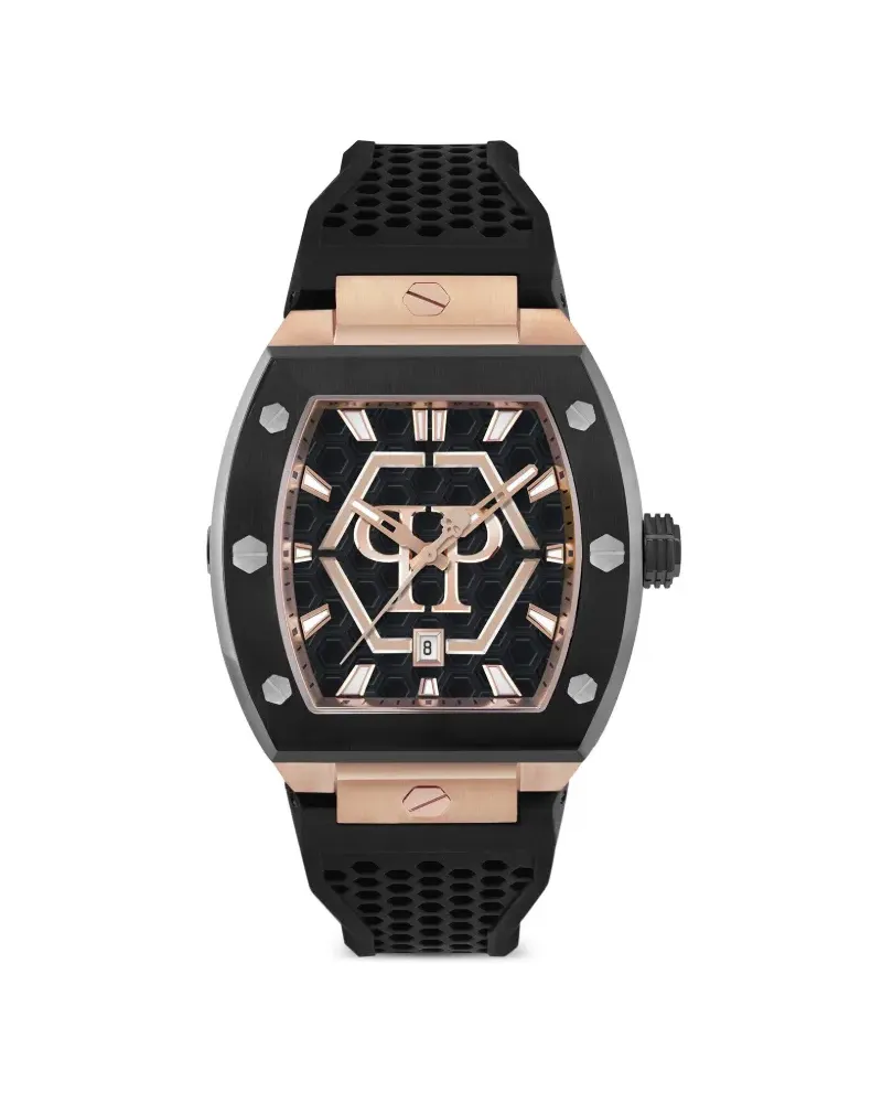 Philipp Plein The Hexagon Phantom 44mm - Schwarz Schwarz