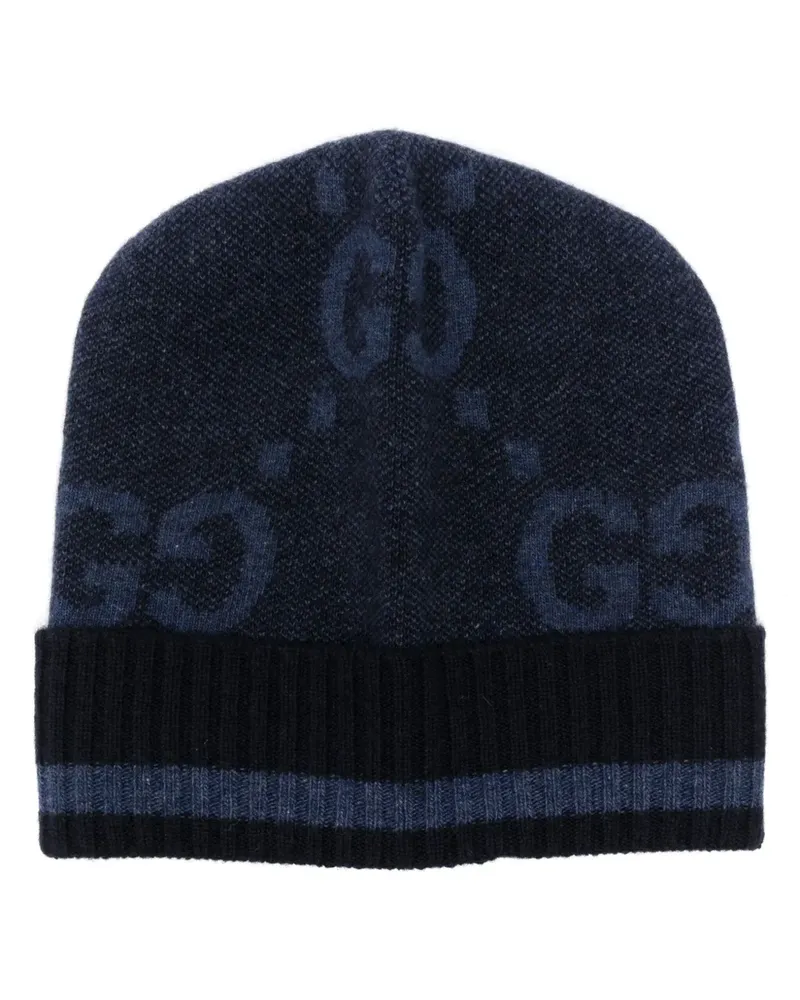 Gucci GG Beanie aus Kaschmir - Blau Blau