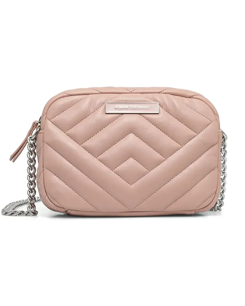 Armani Exchange Gesteppte Umhängetasche - Rosa Rosa