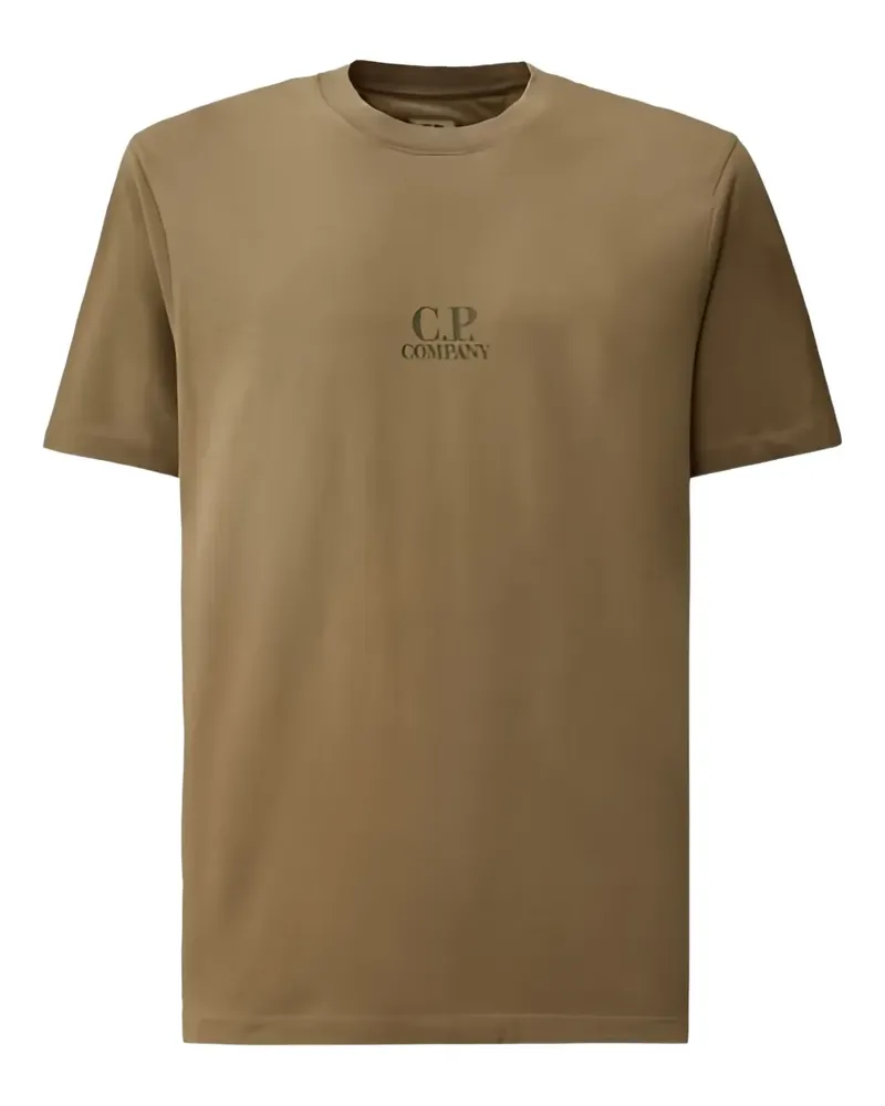 C.P. Company logo-print cotton T-shirt - Grün Grün