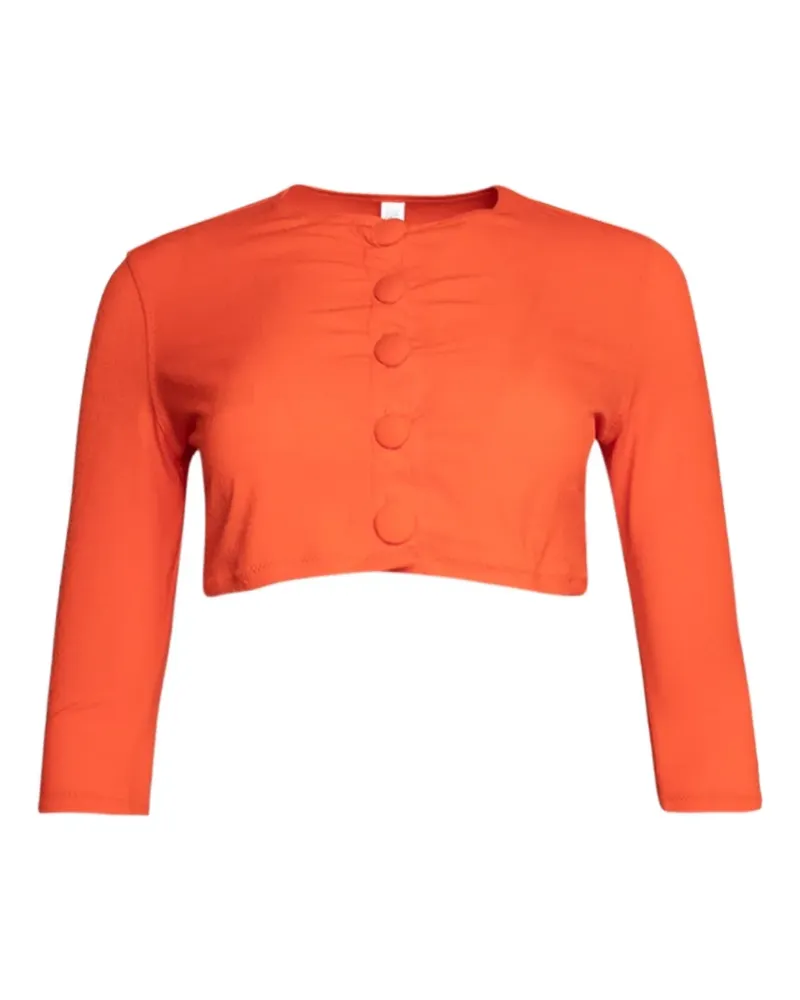 Lisa Marie Fernandez Geknöpfter Cardigan - Orange Orange