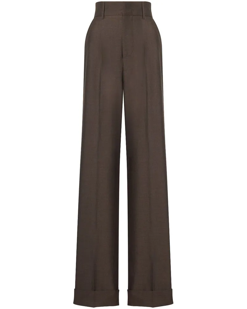 Philosophy Di Lorenzo Serafini Hose mit hohem Bund - Braun Braun