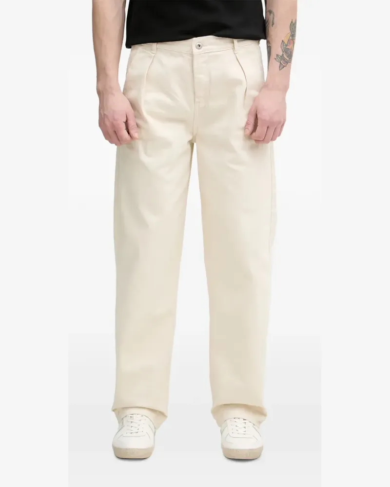 Lindbergh pleated straight-leg jeans - Nude Nude