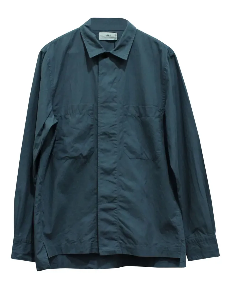 MR P. cotton shirt - Blau Blau