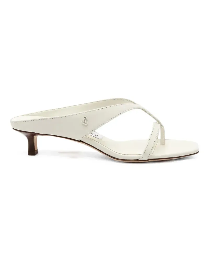 Jimmy Choo Sandalen mit Zehensteg - Weiß Weiß