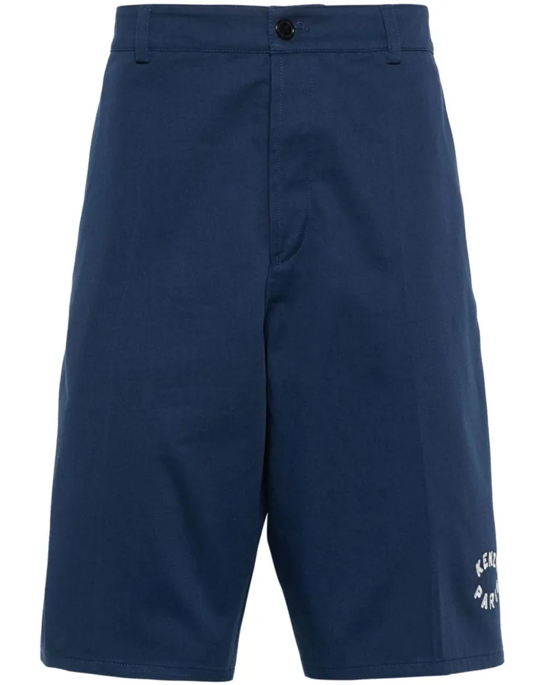 Kenzo Bermudas mit Logo-Stickerei - Blau Blau