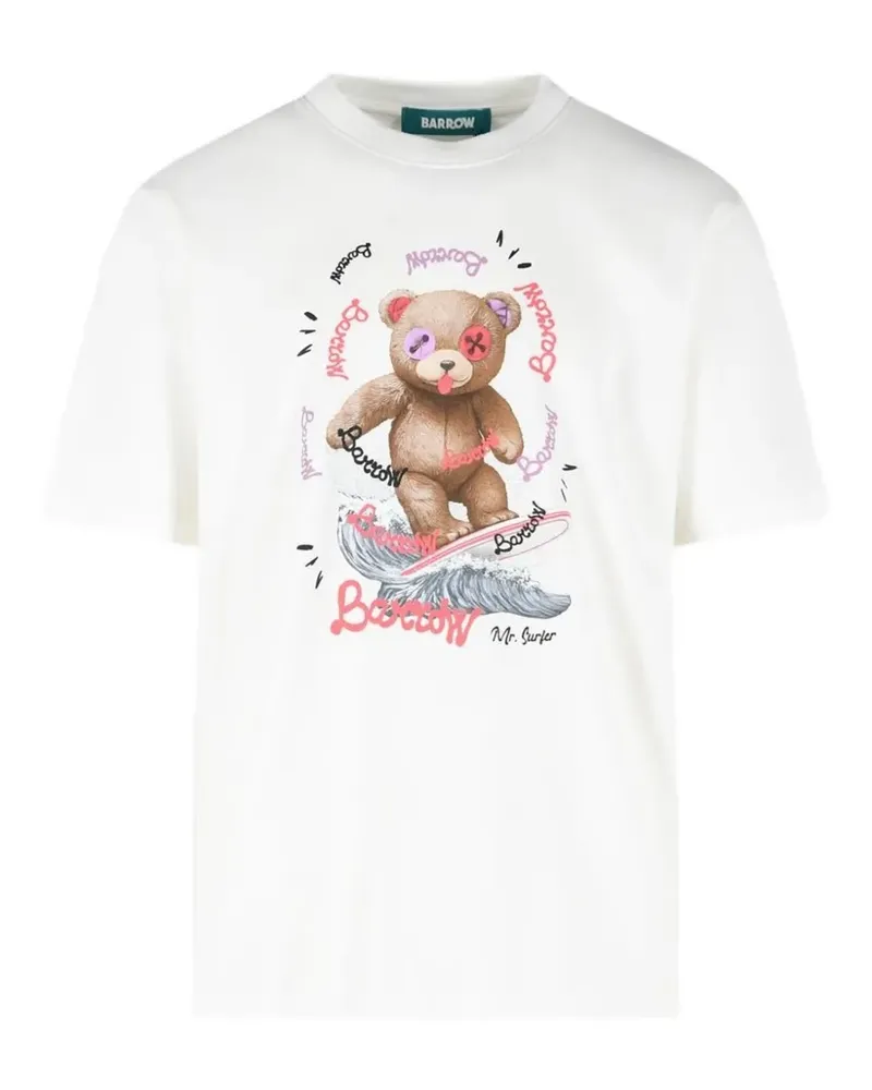 BARROW graphic-print T-shirt - Weiß Weiß