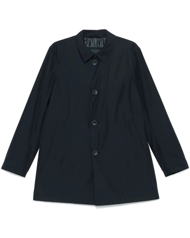 Herno Jacke mit klassischem Kragen - Blau Blau