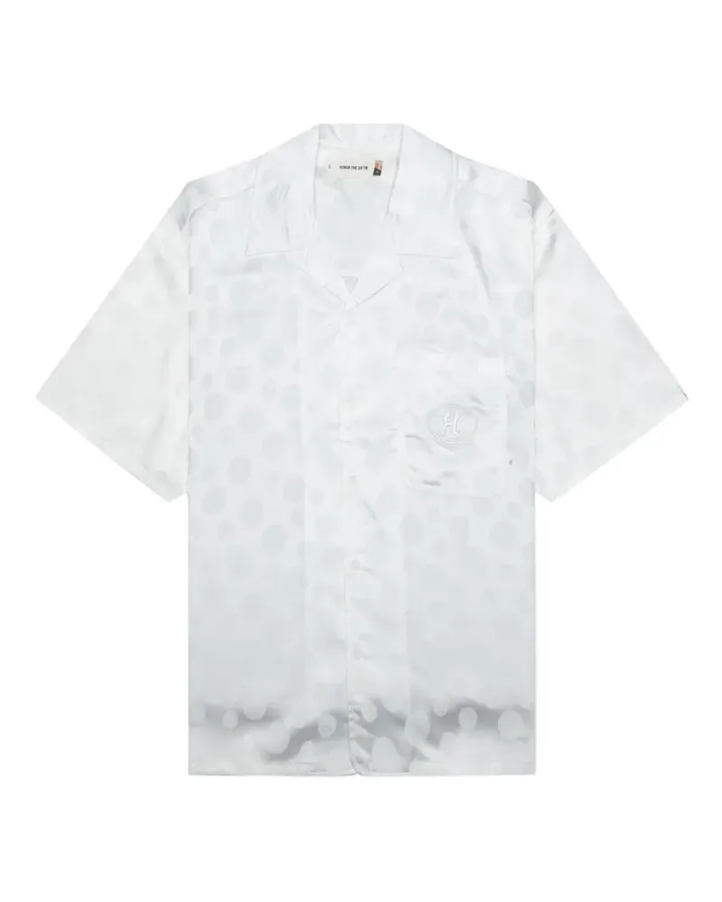 Honor The Gift polka dot camp shirt - Weiß Weiß