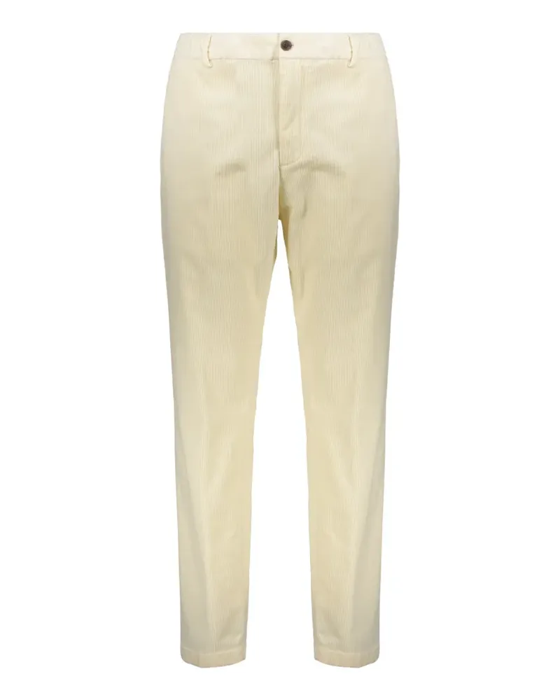 Paul & Shark straight-cut corduroy trousers - Gelb Gelb