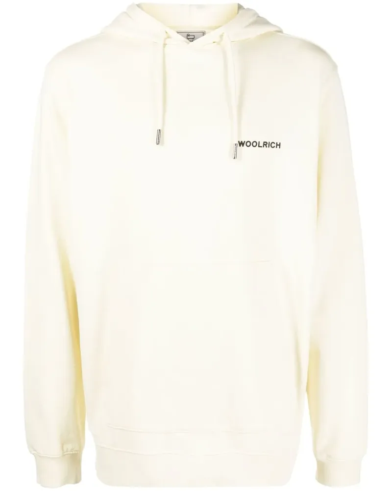 Woolrich Hoodie mit grafischem Print - Nude Nude