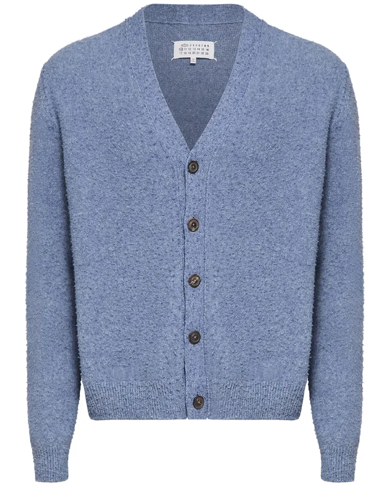Maison Margiela Melierter Cardigan - Blau Blau