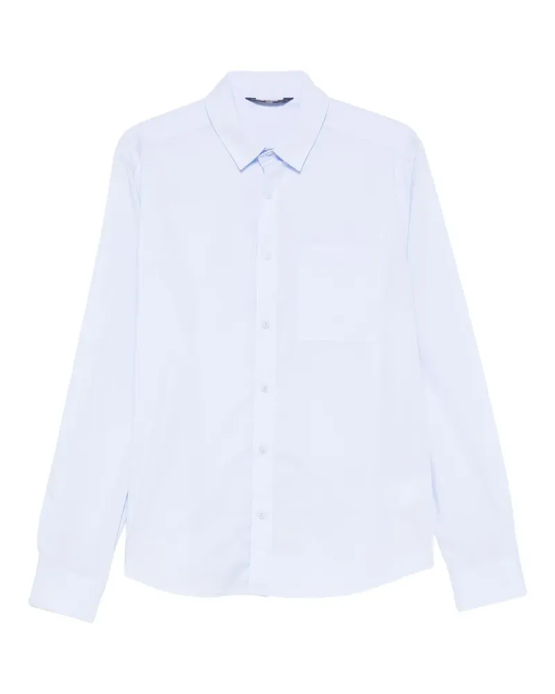K-Way Darmi chest-pocket long-sleeve shirt - Blau Blau