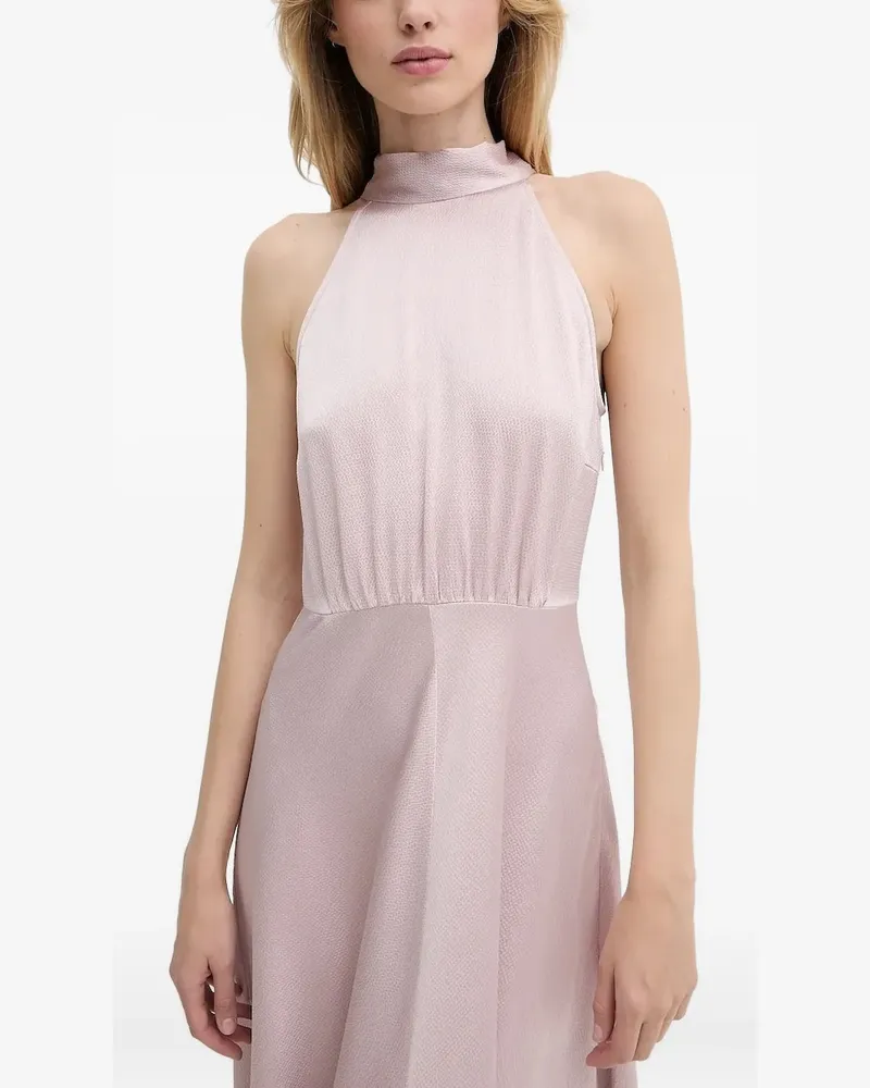 Samsøe & Samsøe Neckholder-Midikleid - Rosa Rosa