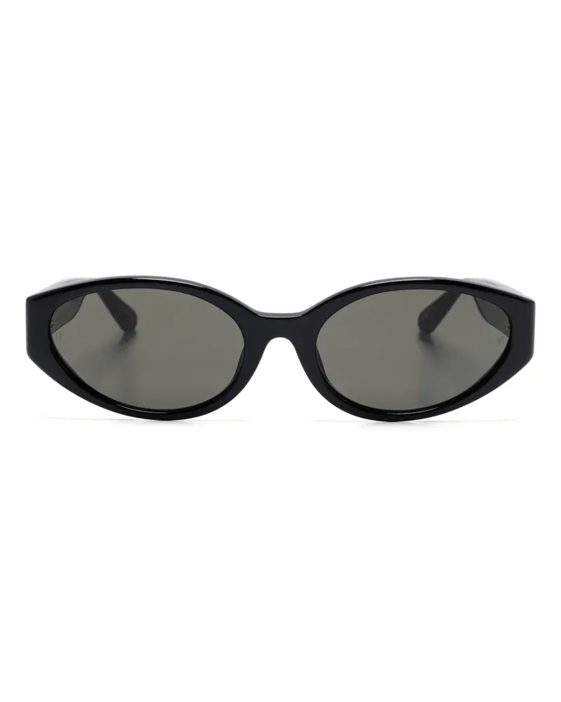 Linda Farrow Lyra Sonnenbrille - Schwarz Schwarz