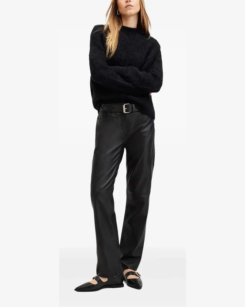 AllSaints Strukturierter Pullover - Schwarz Schwarz