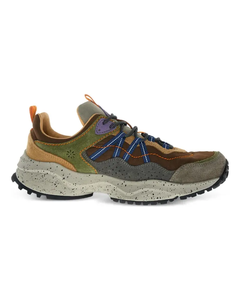 Flower MOUNTAIN Sneakers mit Wildleder-Einsätzen und gesprenkelter Sohle - Braun Braun