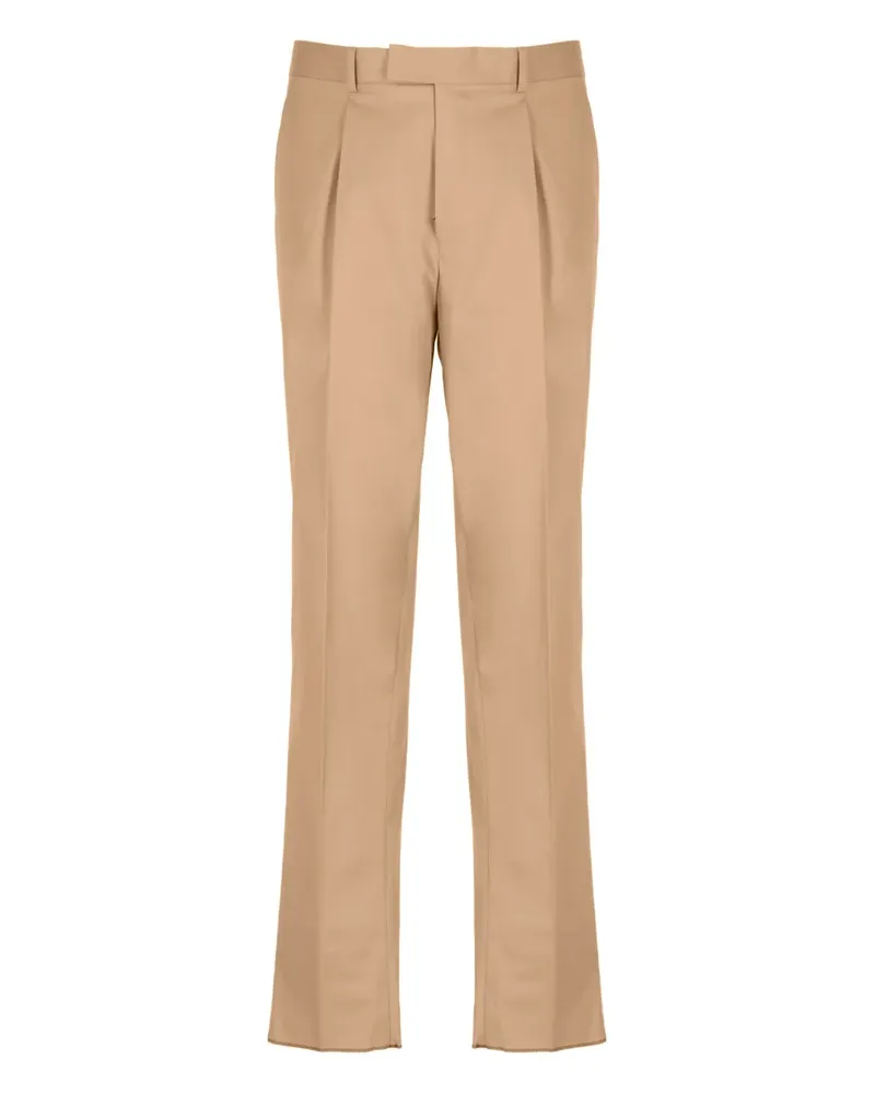 Ermenegildo Zegna Bundfaltenhose mit eingefassten Taschen - Nude Nude