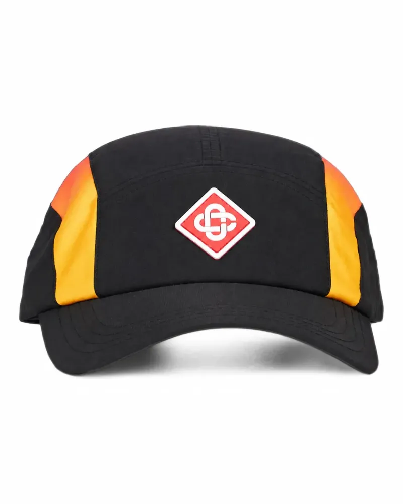 Casablanca Paris Baseballkappe aus Nylon mit Farbverlauf - Schwarz Schwarz