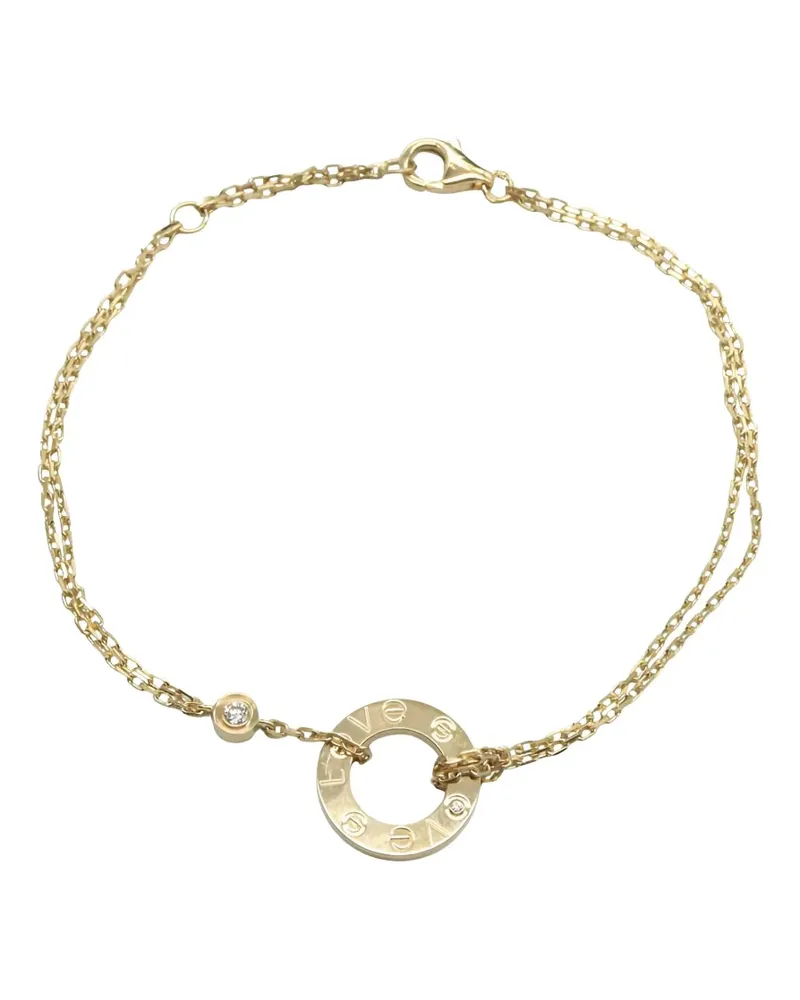 Cartier 18K yellow gold Love Circle diamond bracelet Gold